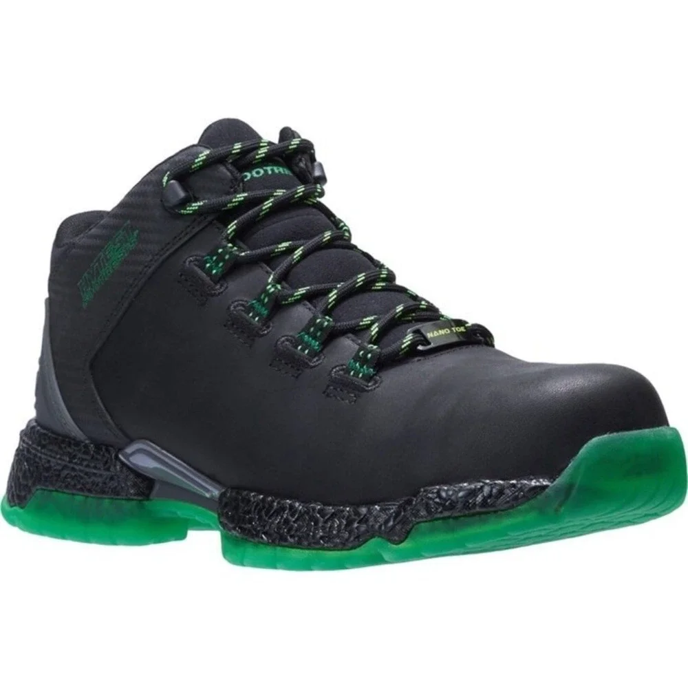 (B7/45)HYTEST FOOTRESTS 2.0 Trainer Size 10.5 Black K21109 Safety Toe Work Boots